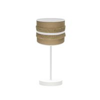 sobremesa natalia 1xe14 blancosaco-blanco 43x17x17 cm