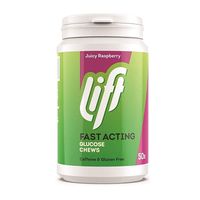 lift glucose chews raspberry
