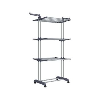 Tendedero Plegable, Gris / 4 Niveles (173A cm)