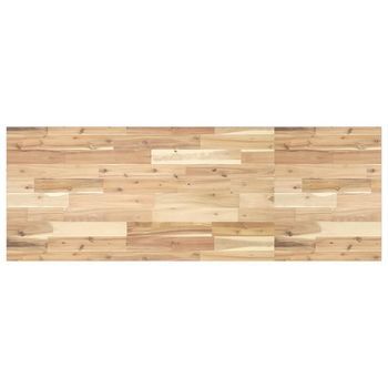 Encimera Tocador De Baño Madera Acacia Sin Tratar 160x50x2 Cm Vidaxl
