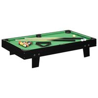 mini mesa de billar negro y verde 92x52x19 cm vidaxl