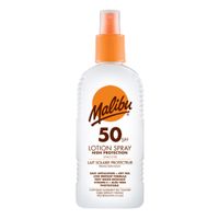malibu sun lotion spray spf50