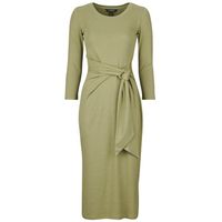 lauren ralph lauren vestido largo imalah long sleeve day dress para mujer