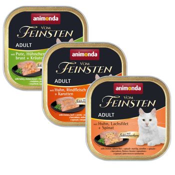 animonda vom Feinsten 32 x 100 g - Megapack - Pack mixto: con relleno delicioso
