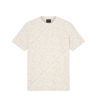 A|X Armani Exchange para hombre. XM002783AF10356F1167 Camiseta casual blanco (M), Algodón, Manga corta