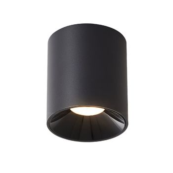 Inspiration - foco de techo led de metal, color negro, 6 cm