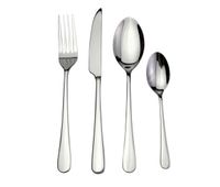 cuberteria basic silver de acero inoxidable 16 piezas conforama