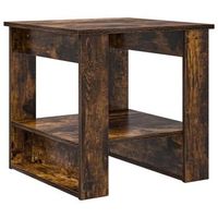 mesa de centro 51x50x50 cm madera - marron