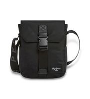 pepe jeans para hombre pm0300012 bandolera gus negro osfa casual poliamida