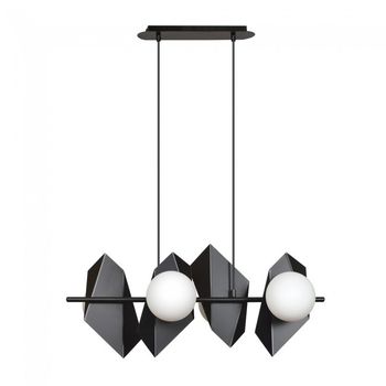 Regleta de techo escena negro (4 luces)