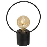 lampara con base de metal negro h27cm