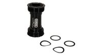 eje de pedalier elvedes thread fit t47 86mm para shimano 24mm negro
