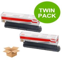 original multipack oki okipage 12i printer toner cartridges 2 pack -40433203