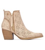 xti para mujer 14503702-beige botines 145037 beige 36 3 a 5cm cordones cremallera casual
