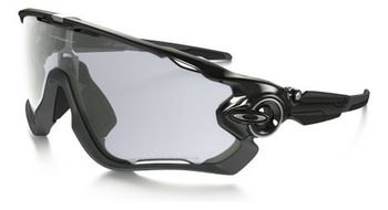 Gafas fotocromaticas oakley jawbreaker clear to black iridium   montura negra pulida   ref  oo9290 14