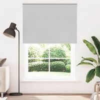 estor enrollable  estor persiana  cortina enrollable opaco gris claro 160x210 cm tela ancho 1566cm