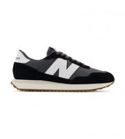 new balance para hombre ms237v1 zapatillas de piel ms237ga negro 445 plano cordones casual deportivo running multideporte