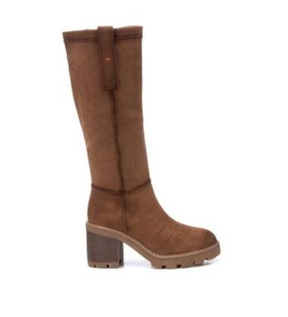 Refresh para mujer. 17212302-CAMEL Botas 172123 marrón (38), 5 a 8cm, Cremallera, Casual
