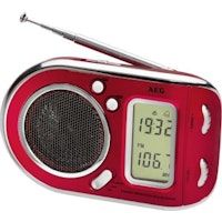 AEG WE 4125 Portátil Digital Rojo radio