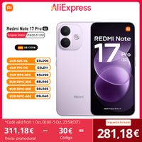 xiaomi redmi note 17 pro 5g version europea 256gb512gb nfc snapdragon 6s gen 4 amoled 15k 683 120hz camara 50mp ois ip68 sin cargador