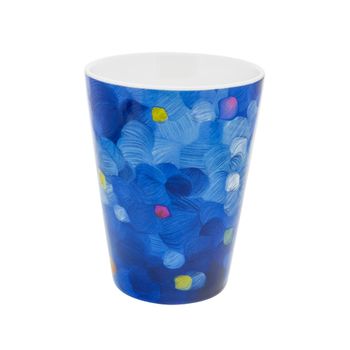 Taza  45 cl  azul porcelana china  12,1  x  6,5 cm x  6,5 cm