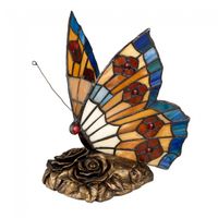 lampara de mesa tiffany butterfly