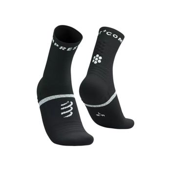 Calcetines Compressport Pro Marathon V2.0 Negro Blanco, Talla Talla 1