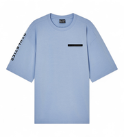 ea7 para hombre 7m001584af20821 camiseta athletic mix azul l casual algodon manga corta