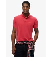 superdry para hombre m1110439a polo vintage destroy rojo xxl casual algodon manga corta