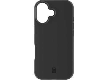 Funda móvil - CellularLine Sensation, Para Apple iPhone 17, Soft-touch, Silicona, Microfibra, Negro