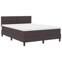 cama tapizada 203x143x88 cm  - marron