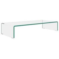 soporte para tv  mueble de salon  armario tvelevador monitor cristal claro 70x30x13 cm