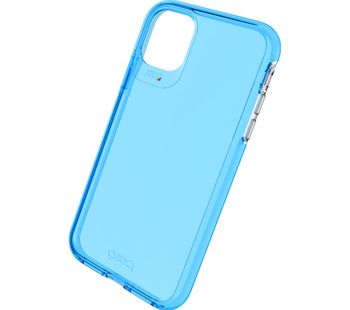Crystal Palace Neon iPhone 11 Clear View Case - Blue, Neon