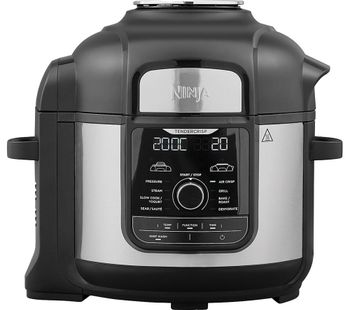 Foodi Max OP500UK Multi Pressure Cooker & Air Fryer - Black & Silver, Black