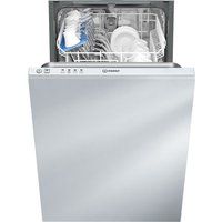 indesit dsie 2b10 uk slimline fully integrated dishwasher