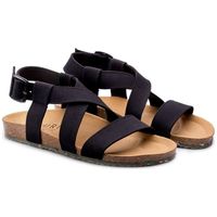 zouri sandalias sand - black para mujer