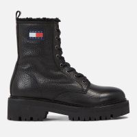 tommy jeans womens urban leather boots - uk 3