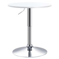 mesa de bar 60x60x93 cm blanco