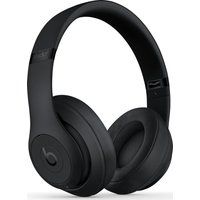beats studio 3 wireless bluetooth noise-cancelling headphones - black black