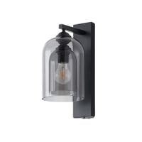 aplique metal y vidrio  34 cm