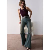 liu jo jeans jeans flare con bolsillos a filetto para mujer
