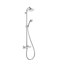 showerpipe hansgrohe croma 220 1jet ecosmart con termostato 27188000