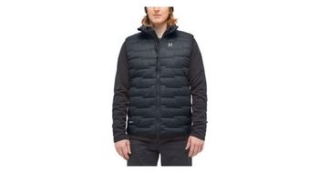 Chaqueta sin mangas haglofs roc flash negra