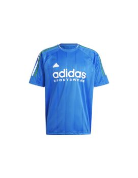 Camiseta adidas Tiro Nations Pack Hombre Azul/Blanco