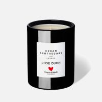 urban apothecary hearts  minds foundation rose oudh charity candle - 300g