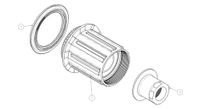 cuerpo de rueda libre hg enve para buje innerdrive pro