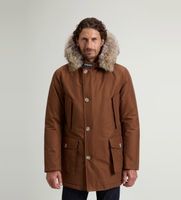 woolrich para hombre cfwoou0482mbut0001 parka arctic detachable fur bison m marron casual poliamida