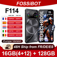 fossibot f114 android 15 telefono resistente ultrafino 16gb412 128gb 50mp8mp2mp camara 5000mah 18w 667hd pantalla smartphone
