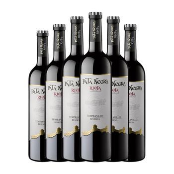 García Carrión Vino Tinto Pata Negra Rioja Reserva 75 Cl 13.5% Vol. (pack De 6 Unidades)