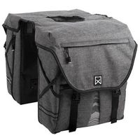 alforjas para bicicleta 1200 gris antracita 20 l willex
